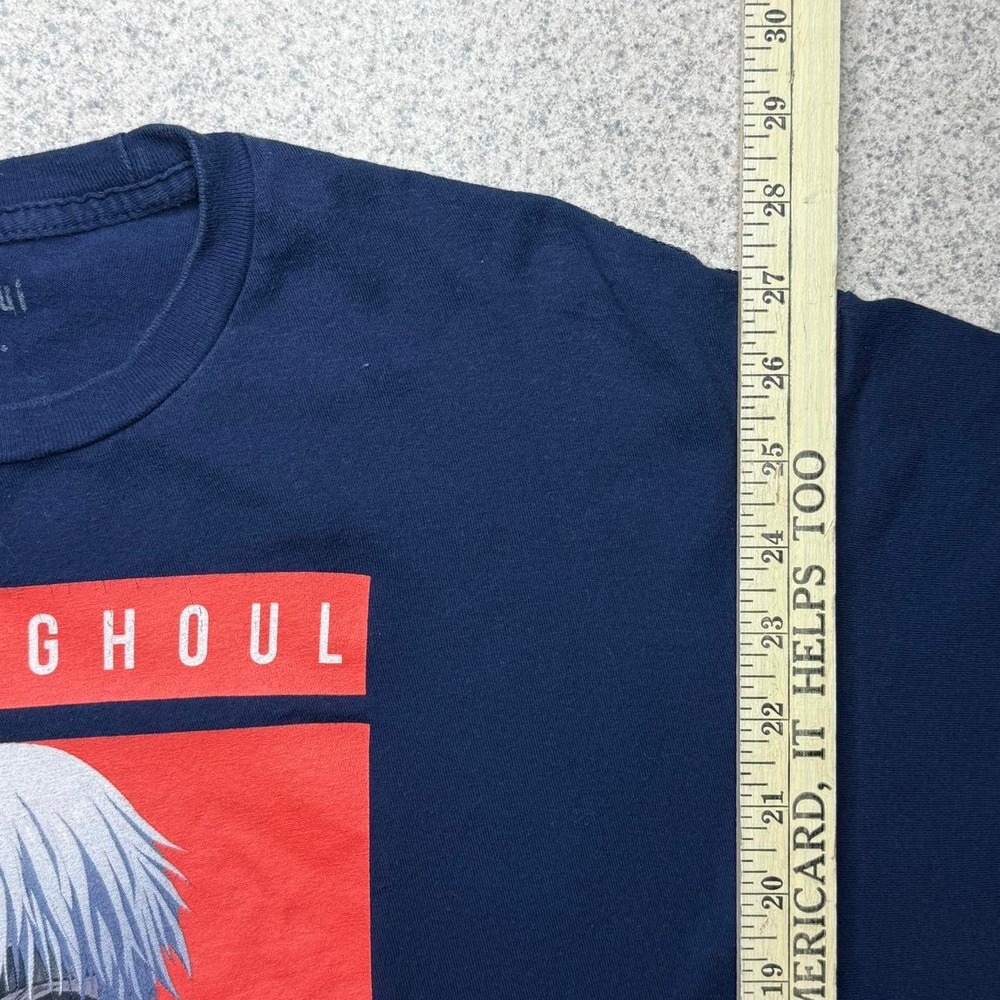 Funimation Tokyo Ghoul Ken Kaneki Graphic Tee Shirt Navy Blue XL - Picture 5 of 5